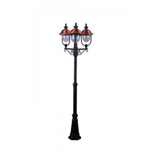 Фонарный столб Arte Lamp A1486PA-3BK Barcelona