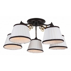 Потолочная люстра Arte Lamp A6344PL-5BR Capri Потолочная люстра Arte Lamp A6344PL-5BR Capri