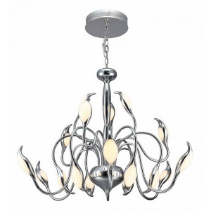 Подвесная люстра IDLamp 295/18-LEDChrome Oktopia