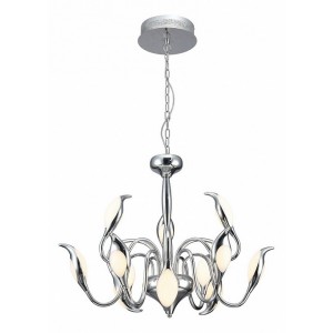 Подвесная люстра IDLamp 295/12-LEDChrome Oktopia