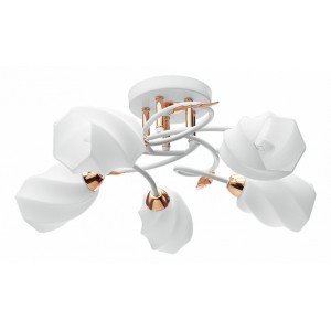 Потолочная люстра IDLamp 384/5PF-Whitegold 384 Потолочная люстра IDLamp 384/5PF-Whitegold 384