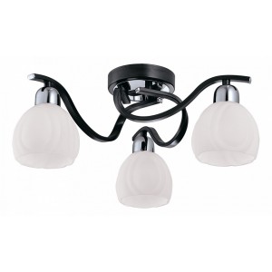 Потолочная люстра IDLamp 389/3PF-Blackchrome 389