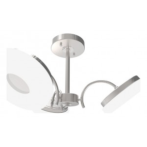 Люстра IDLamp 107/3PF-LEDWhitechrome Frittelle