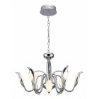 Подвесная люстра IDLamp 295/9-LEDChrome Oktopia