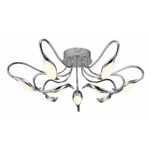 Потолочная люстра IDLamp 295/9PF-LEDChrome Oktopia