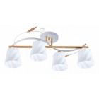 Потолочная люстра IDLamp 380/4PF-Whitegold 380 Потолочная люстра IDLamp 380/4PF-Whitegold 380