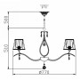 Подвесная люстра Maytoni ARM334-08-W Talia 1